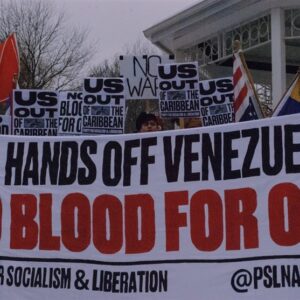 تجمع اعتراضی مقابل کاخ سفید در مخالفت با اقدامات آمریکا علیه ونزوئلا