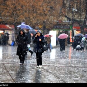 هواشناسی ایران1404/9/23؛ هشدار نارنجی بارش برف و باران در 7 استان