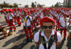 آماده‌باش تیم‌های عملیاتی هلال‌احمر همزمان با هشدار نارنجی هواشناسی