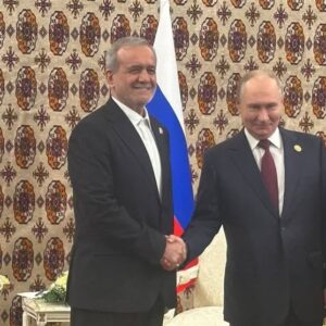 دیدار پزشکیان و پوتین در عشق‌آباد