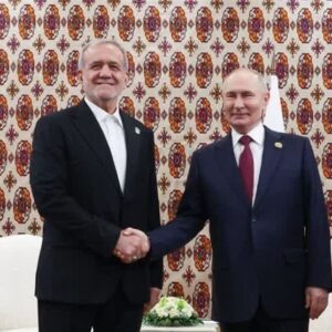 پزشکیان در دیدار پوتین: مصمم هستیم توافق جامع ایران و روسیه را اجرایی کنیم