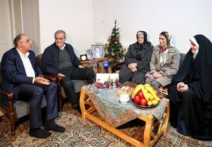 دیدار رئیس جمهور با خانواده شهید مسیحی