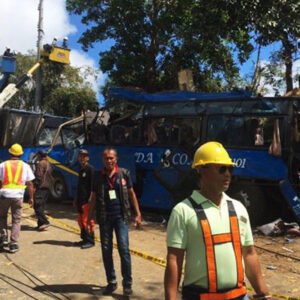 یک کشته و ۴۵ زخمی در تصادف جاده‌ای در فیلیپین