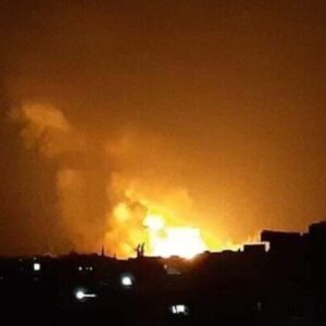 انفجار مهیب در پالایشگاه نفت سوریه+ فیلم