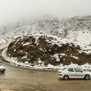بازگشایی محور اندیکا–تاراز؛ تردد فقط با زنجیر چرخ امکان‌پذیر است
