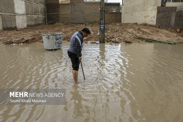 ابرهای سنگین بر فراز خوزستان؛ باران نوید میآورد، سیلاب تهدید