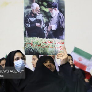 مراسم بزرگداشت حماسه ۹ دی و سالگرد شهادت حاج قاسم در جوانرود