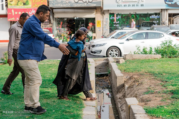 جمع‌آوری و ساماندهی ۱۰ متکدی در شهرکرد