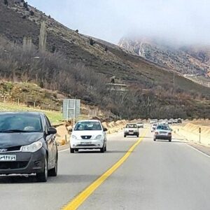 اینفوگرافیک؛ آمار ترد وسایل نقلیه در محورهای مواصلاتی استان کرمانشاه