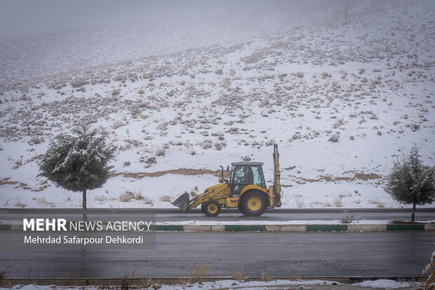 کولاک و لغزندگی جاده های کهگیلویه و بویراحمد