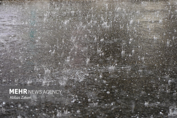 بارش شدید تگرگ در کوشکنار پارسیان