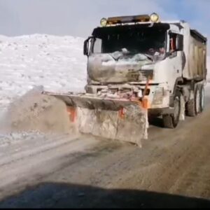 عملیات برف‌روبی در محور پونل – خلخال