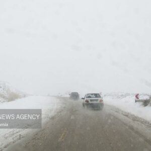 وضعیت جاده برفی کندوان