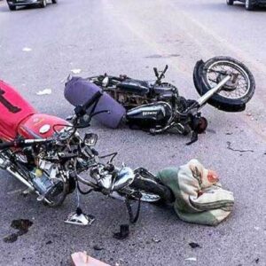 عدم استفاده از کلاه ایمنی جان موتورسوار را گرفت