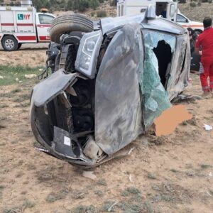 اسپیدکار: تصادف دنا و هوو در محور چمن‌بید خراسان شمالی بدون فوتی بود