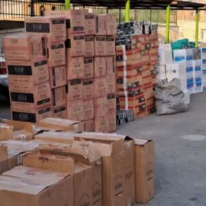 ۱۰۰ میلیاردی مواد غذایی احتکاری و قاچاق در ساری کشف شد