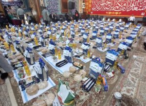 آیین اهدای ۱۰۰ سری جهیزیه و ۱۰ هزار بسته معیشتی در ساری برگزار شد