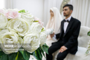 آغاز زندگی مشترک ۴۰ زوج جوان در روز میلاد ام ابیها (س) در مسجد جمکران