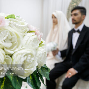 آغاز زندگی مشترک ۴۰ زوج جوان در روز میلاد ام ابیها (س) در مسجد جمکران