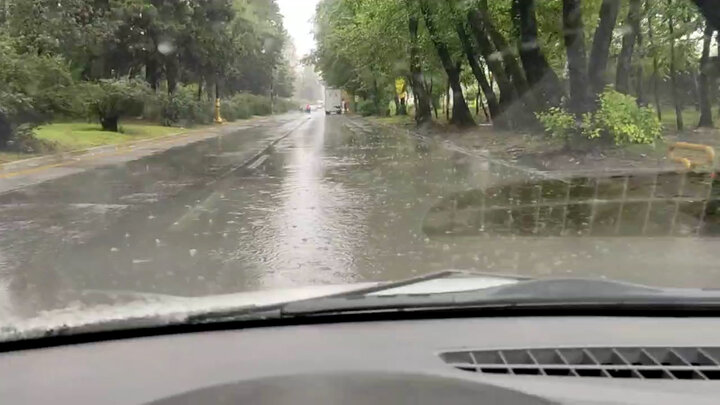 بارندگی پاییزی در بابلسر