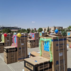 وطن‌خواه: بیش از ۱۵ دست جهیزیه به عروس‌های نیازمند پارس‌آباد اهدا شد