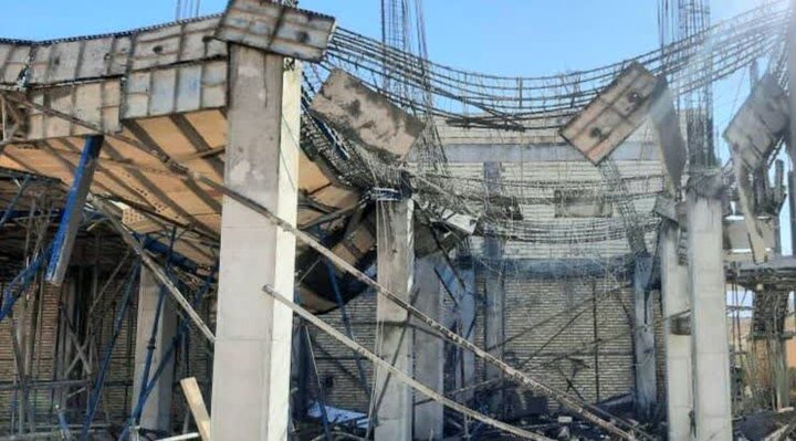 ریزش دیوار ساختمانی در پاکدشت؛۸ نفر در زمان حادثه داخل طبقات بودند