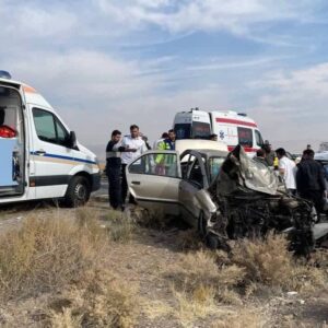 فرزندی پور: تصادف در جاده قمصر کاشان یک فوتی و ۵ مصدوم داشت