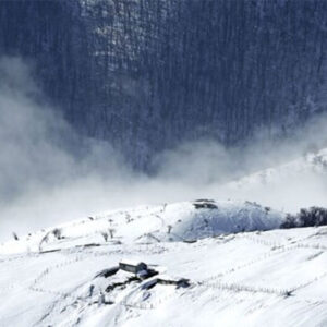 بارش برف و کاهش دما در مناطق کوهستانی گلستان