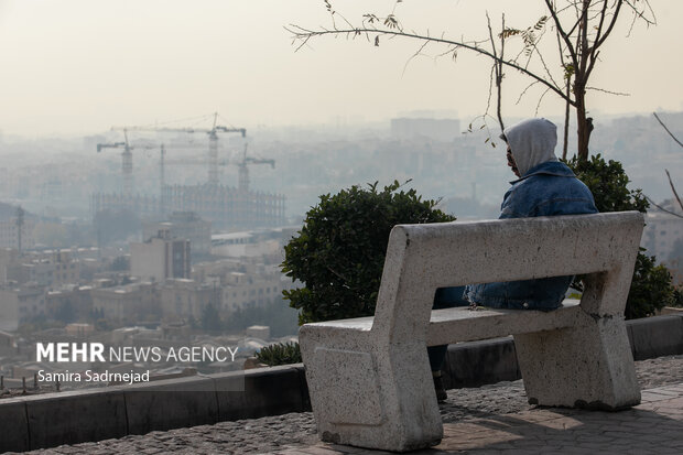 استان تهران زیرسایه هوای ناسالم؛ نقشه آلودگی ازبهارستان تا ورامین قرمز