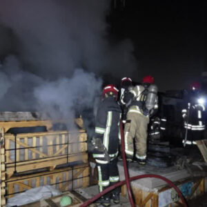 آتش‌سوزی سنگین در کارگاه نجاری قلعه‌میر بدون تلفات جانی مهار شد