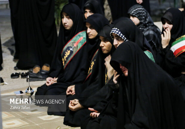 تشییع دو شهید گمنام در دانشگاه فرهنگیان پردیس فاطمه الزهرا بندعباس