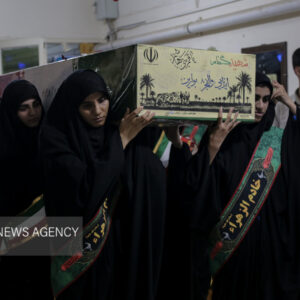 آغاز مراسم تشییع و تدفین شهید گمنام در دانشگاه فرهنگیان بندرعباس