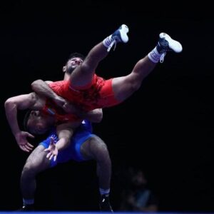 ۲ پیروزی کشتی‌گیران روس در فینال+ فیلم