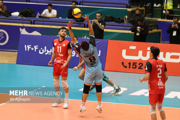 لیگ برتر والیبال شهرداری ارومیه مس رفسنجان