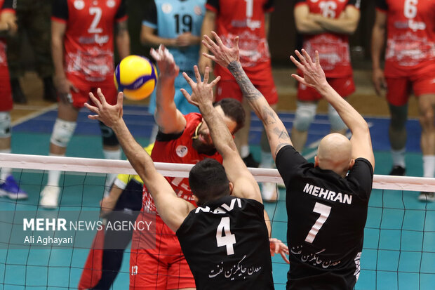 لیگ برتر والیبال شهرداری ارومیه مس رفسنجان