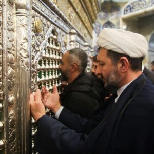 رییس اداره‌کل مسلمانان گرجستان به حرم مطهر بانوی کرامت مشرف شد