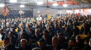 وداع با شکوه مردم شاهرود با پیکر مطهر شهید گمنام در سوگ ام‌البنین(س)