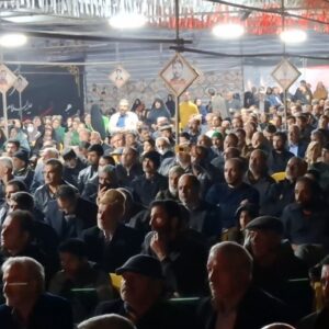 وداع با شکوه مردم شاهرود با پیکر مطهر شهید گمنام در سوگ ام‌البنین(س)