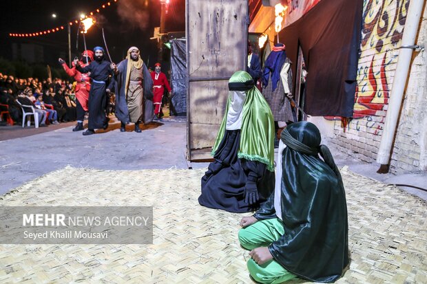 نمایش خیابانی شام شهادت حضرت ام البنین (س)