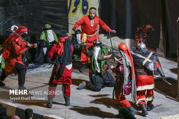 نمایش خیابانی شام شهادت حضرت ام البنین (س)