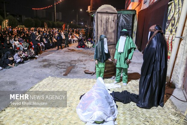 نمایش خیابانی شام شهادت حضرت ام البنین (س)