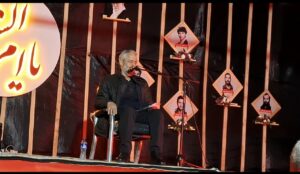 نوای عرفانی حاج محمد کریمی در وداع شاهرود با شهید گمنام