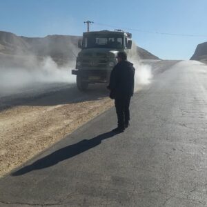 آغاز عملیات روکش آسفالت محور میامی-جاجرم؛ تامین ایمنی در دستور کار است