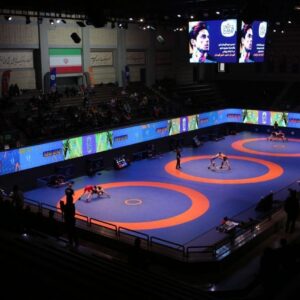 فینال لیگ کشتی آزاد در سالن شهدای هفتم تیر برگزار می‌شود
