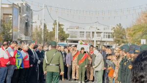 تشییع شهید والامقام گمنام در گرمسار