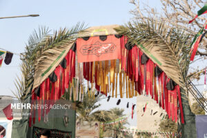 تدفین شهید گمنام در پردیس شهید بهشتی بندرعباس