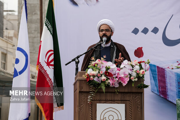 تشییع و تدفین شهید گمنام در دانشگاه فرهنگیان پردیس شهید بهشتی بندرعباس