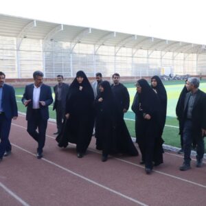 بازدید معاون رئیس‌جمهور از روند آماده‌سازی ورزشگاه اختصاصی بانوان قم