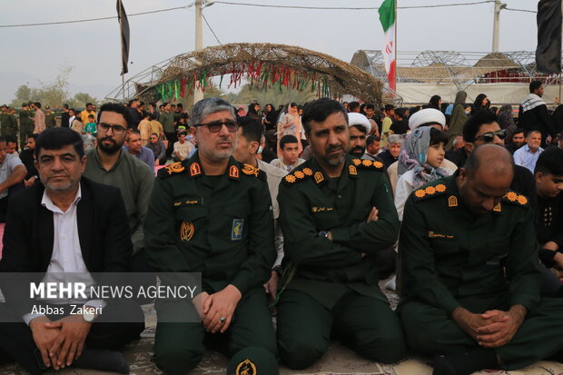 تشییع و تدفین پیکر شهید گمنام هشت سال دفاع مقدس در کرمون