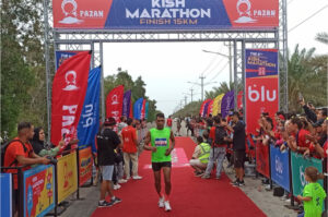 ماراتن پنج هزار نفری کیش برگزار شد